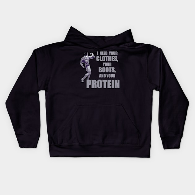 Fitness T800 Kids Hoodie by Spacecoincoin